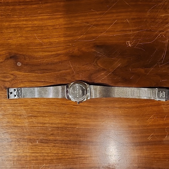 Skagen Asta Stainless Steel Mesh Watch w/Rose Face Date - Picture 4 of 10